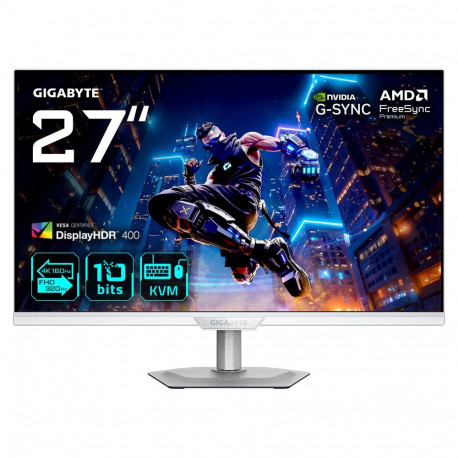 "68,6cm/27"" (3840x2160) GIGABYTE M27UP ICE 4K SS IPS 1ms 160Hz HDMI DisplayPort USB-C USB HDR VESA 