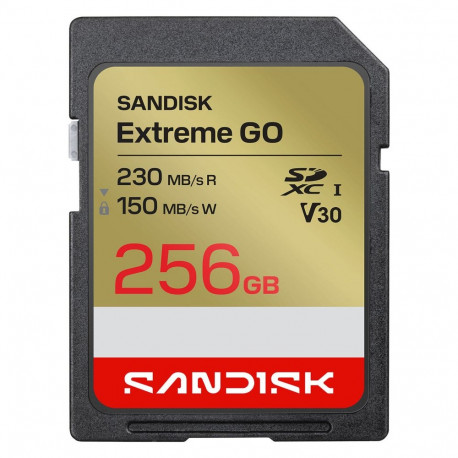 "Card Extreme SD UHS-I 256GB 230MB/s/150MB/s"