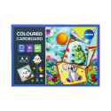 COLOURED CARDBOARD SET A4 180GR 10COL