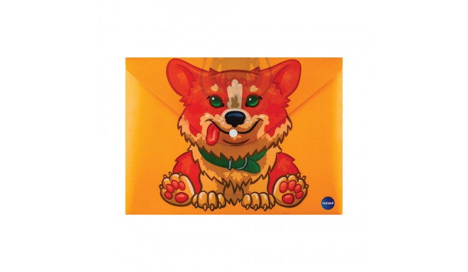 ENVELOPE PLASTIC A4 0.18MM ANIMALS