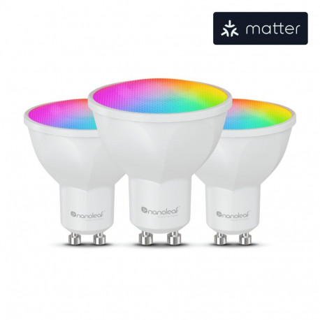 Nanoleaf nutikas pirn Essentials Matter WiFi GU10 3tk