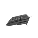 KEYBOARD NATEC MORAY US LAYOUT WITH ID CARD READER