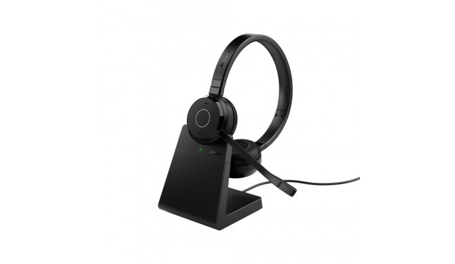 Headset - JABRA Evolve 65 TE Stereo, Wireless, 30m Range, Black