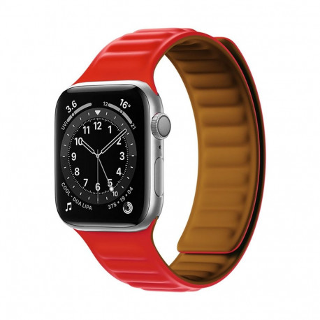 Magnetic Strap Magnetic Strap Bracelet for Apple Watch 38/40mm - Red