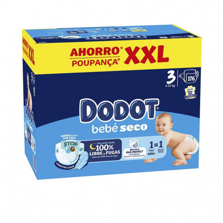 DODOT ETAPAS XXL talla 3 pañales 6-10 kg 176 u