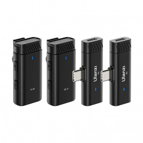 Ulanzi HM2301 Dual Transmitter Multi Device Wireless Microphone