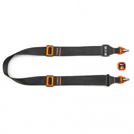 3 Legged Thing AXIS 44 Padded Neck & Shoulder Strap INFERNO