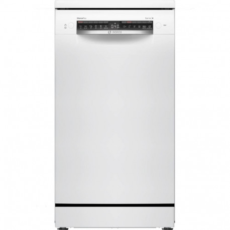 BOSCH Free standing Dishwasher SPS4HMW13E, Energy class D, 45cm, White