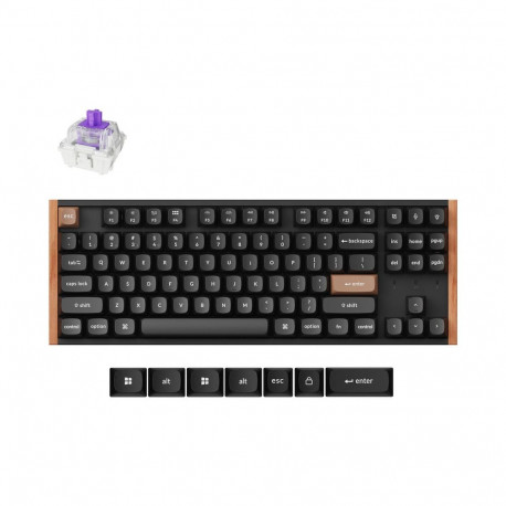 KEYCHRON K8 HE SE - US Layout - Gateron Magnetic Nebula - Carbon Black Wireless Keyboard