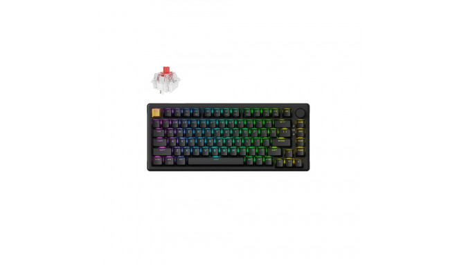 KEYCHRON J2 - US Layout - Super Red Linear - Black Wireless Keyboard