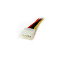 StarTech.com 12in LP4 to 2x SATA Power Y Cable Adapter