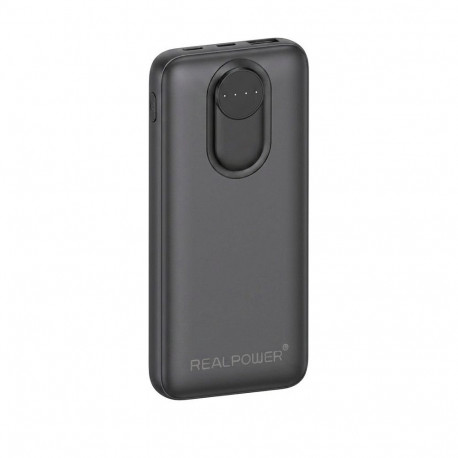 "REALPOWER PB-20000 Pro,20.000 mAh,30W,2x USB-A,1x USB-C blac"