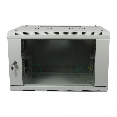 ALLNET 19" 9HE üheosaline võrgukapp T600mm helehall, osadeks võetud (Flat Pack) SMA-seeria