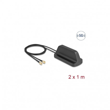 "DELOCK 5G LTE GNSS WiFi 6 MIMO Antenne 2 x SMA Stecker 2,1 -"