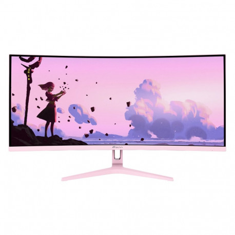Arozzi monitor TFT Nova 34" VA 165Hz kaardus, roosa