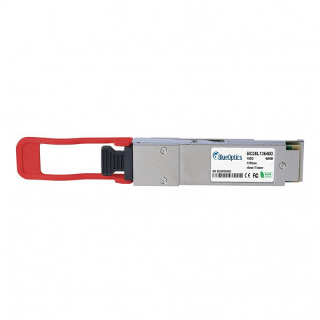 "BlueOptics QSFP28 100G 100GBASE-ER4 1310nm 40km LC SMF Transceiver( QSFP28-100G-ER4-JU)"
