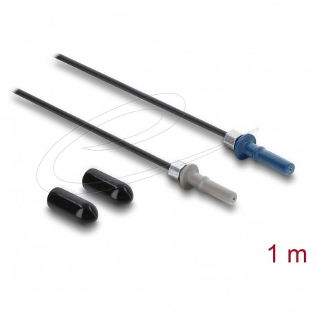 "Delock LWL POF Kunststoff Kabel HFBR 4501-4511Z Simplex Stecker zu Simplex Stecker 1 m"