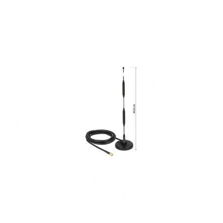 "LTE Antenne SMA Stecker 5 dBi 44,9 cm starr omnidirektional mit magnetischem Standfuß und Anschluss