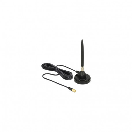 "DELOCK GSM Antenne SMA Stecker 3dBi starr omnidirektional mit magnetischem Standfus und Anschlusska