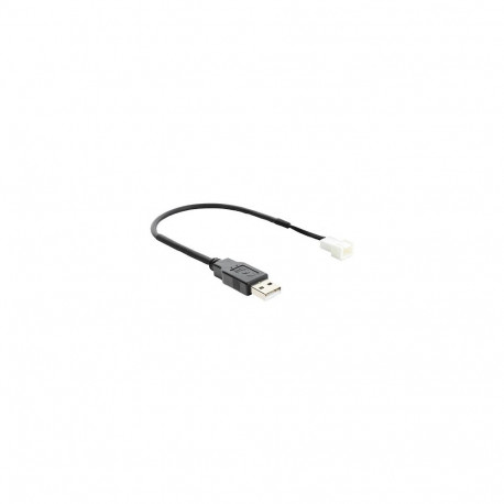 "Delock Lüfterkabel USB 2.0 Typ-A Stecker zu 3 Pin (2 Pins belegt) Lüfteranschluss-Stecker 20 cm"