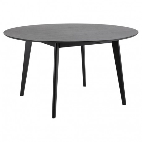 Söögilaud ROXBY ümmargune Ø140 cm, must