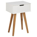 Öökapp MITRA 40x30xH61,5cm, valge