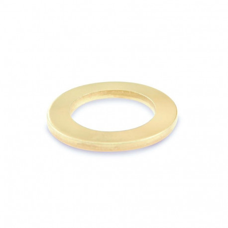WASHERS 10X16X2 BRASS PLAT(DOORS)/18PCS