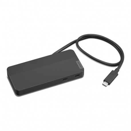 Lenovo | USB-C Dual Display Travel Dock with Adapter | 40B90100EU | Ethernet LAN (RJ-45) ports 1 | D