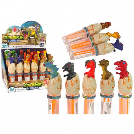 bańki mydlane dinosaurused 18 cm erinevad värvid