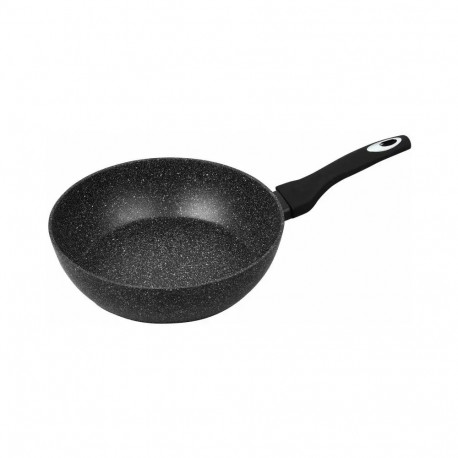 Patelnia głęboka aluminium, szary marmurek śr.28cm klausberg