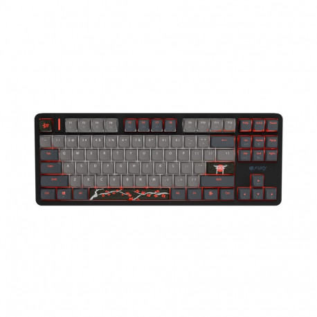 GAMING KEYBOARD FURY KANABO K6 US RGB BACKLIGHT MAGNETIC BLACK-GRAY