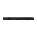PATCH PANEL 24 PORT 1U F-TYPE CONNECTOR BLACK LANBERG