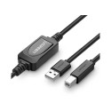 Ugreen US122 Active Printer Cable USB 2.0 A-B 10m Black