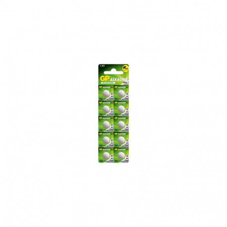 GP Battery (LR43) Alkaline Button GP186/ LR43 1.55V - BULK