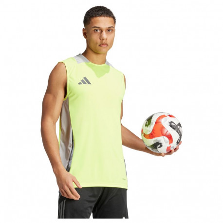 Adidas meeste varrukateta treeningusärk Tiro 24 Competition IR5478, laimiroheline