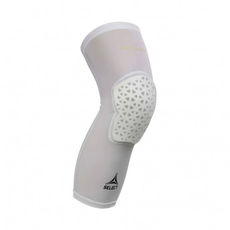 Ochraniacz kolana Select Compression long biały 710022 625 M