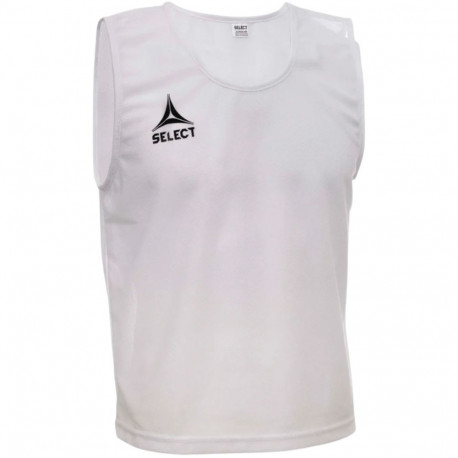 Select silt 640007 Bib Basic Senior, valge