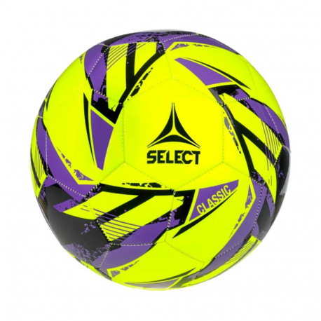 Piłka nożna Select Classic v26 żółto-fioletowo-czarna 160076 4