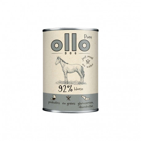OLLO märg koeratoit Pure Horse Mono 850g