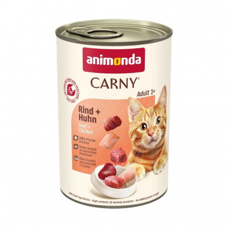 ANIMONDA Carny Adult veise- ja kanaliha märg kassitoit 400g