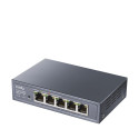 Cudy 5-Port 2.5G Easy-Managed Switch, HS105 3.0 L2 2.5G Ethernet (100/1000/2500) Black