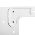 NS-M1250 WHITE floor stand 37-70'' 70KG 200x200-600x400