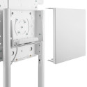 NS-M1250 WHITE floor stand 37-70'' 70KG 200x200-600x400
