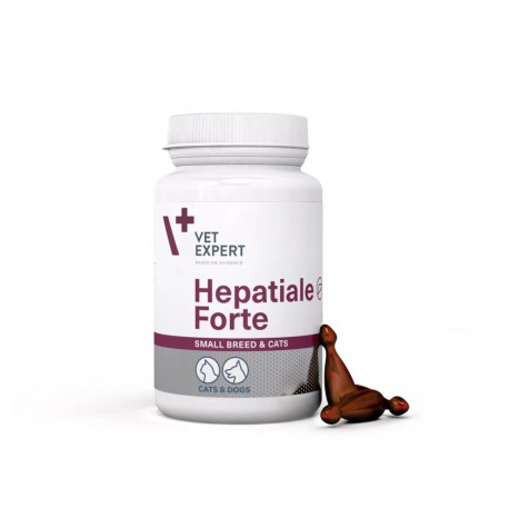 VETEXPERT toidulisand Hepatiale forte koertele (väiketõugudele) ja kassidele 40 tabletti