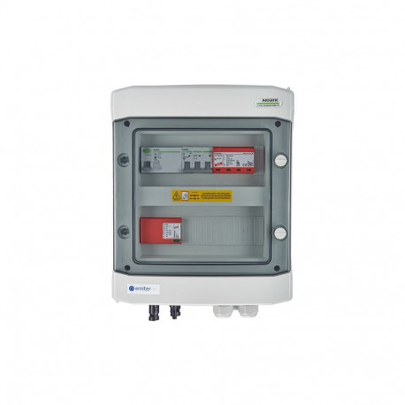 Lülitusseade EMITTER hermeetiline DC/AC IP65 koos DC ülepingevaruga Dehn 1000V type 1+2, 1 x PV stri