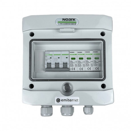 Noark ülepingevarjesti Type 2 AC hermeetiline IP65 20A 3-F