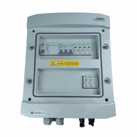 Noark hermeetiline DC-AC emitter lülitusseadmele kinnitatud IP65, Noark 1000V Type 2 DC ülepingekait