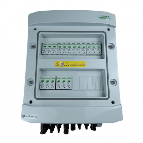 EMITTER lülitisse kinnitatav DC hermeetiline seade IP65 Noark 1000V type 2 DC ülepinge kaitse 6x PV 