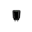 USB charger Ribera 1xUSB-A 1xUSB-C black