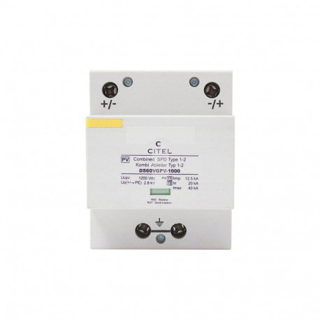 CITEL ülepinge kaitse type I+II DC DS60VGPV-1000
